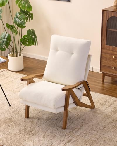 home Mid-Century Modern Accent Reading Chair,