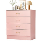 4 Drawer Dresser, Modern Small Chest of Drawers