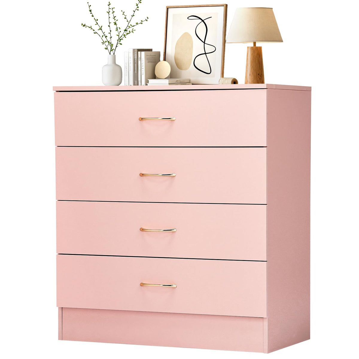 4 Drawer Dresser, Modern Small Chest of Drawers