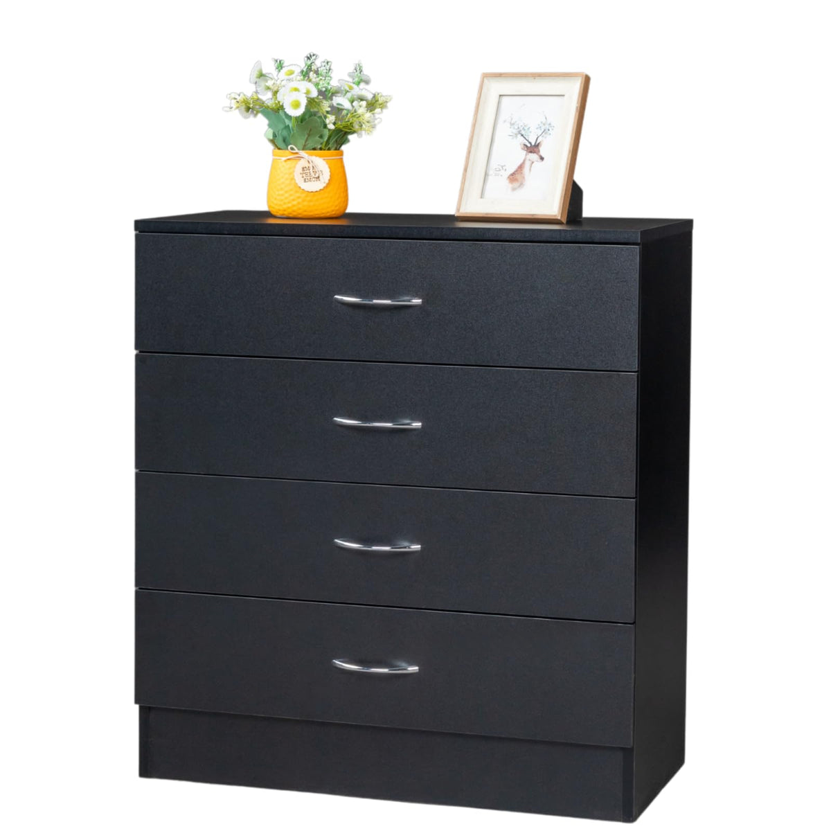 4 Drawer Dresser, Modern Small Chest of Drawers
