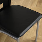 Karl home Dining Chairs Set of 4, PU Leather & High Back