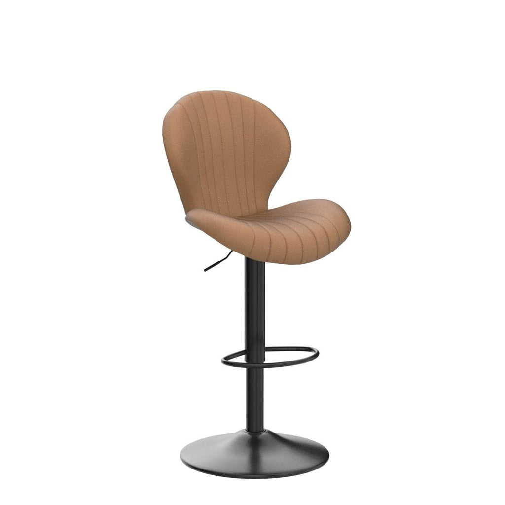 Modern Bar Stools, Adjustable Swivel Bar Stools, Light Khaki