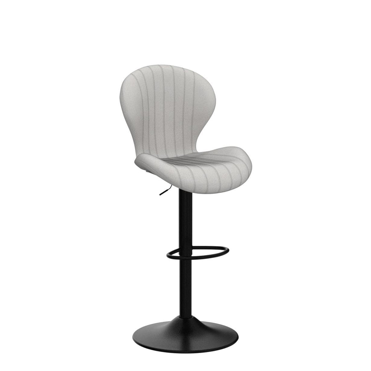 Modern Bar Stools, Adjustable Swivel Bar Stools, Light Khaki