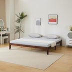 home 12 Inches Wood Platform Bed Frame, Twin, Natural