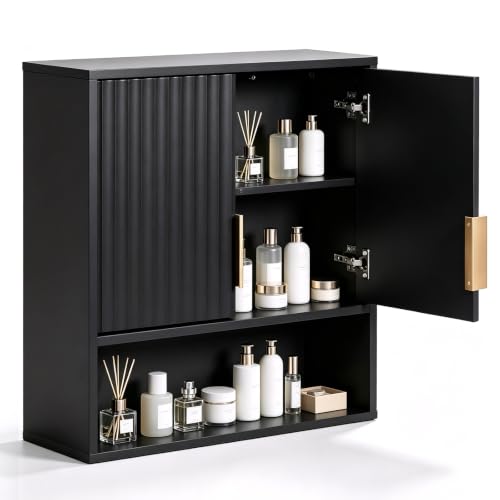Grey Wall Mounted Medicine Cabinet, Bath Storage