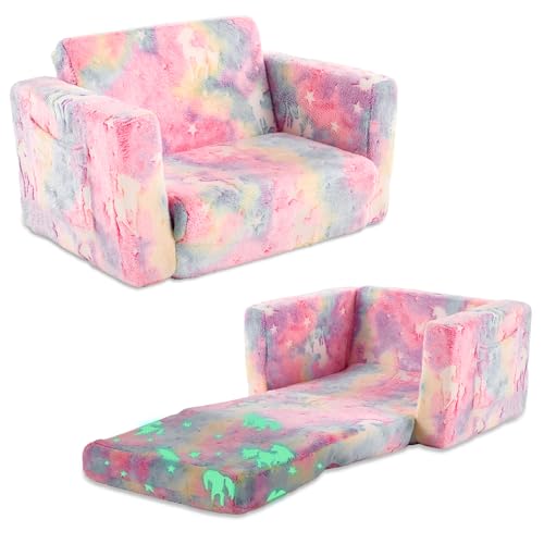 Comfy 2-in-1 Toddler Chair and Couch,