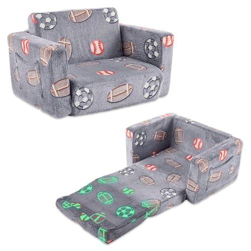 Comfy 2-in-1 Toddler Chair and Couch,