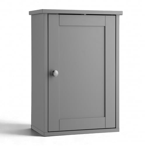 Grey Wall Mounted Medicine Cabinet, Bath Storage