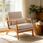 home Mid-Century Modern Accent Reading Chair,
