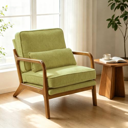 home Mid-Century Modern Accent Reading Chair,