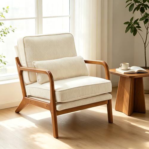 home Mid-Century Modern Accent Reading Chair,
