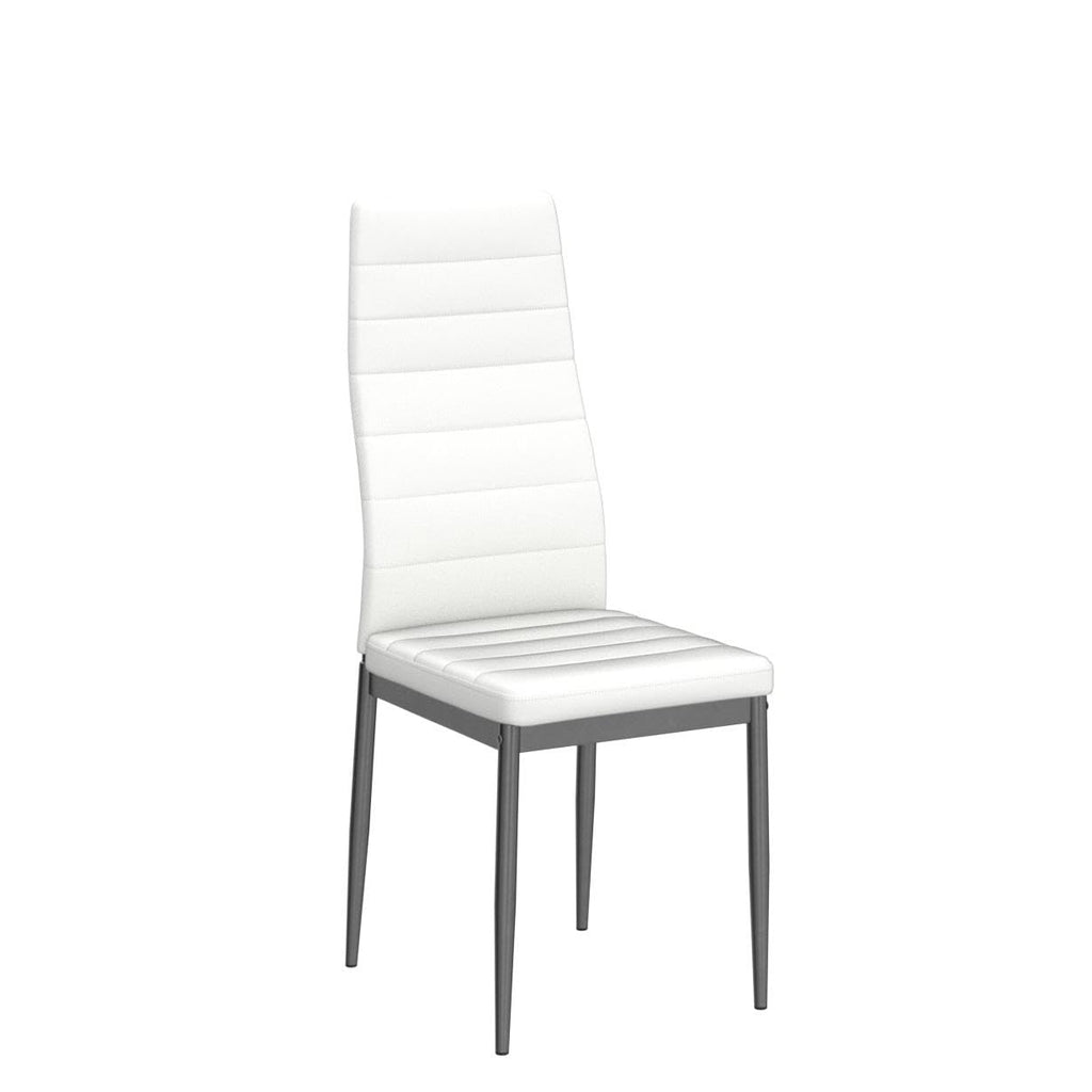 Karl home Dining Chairs Set of 4, PU Leather & High Back
